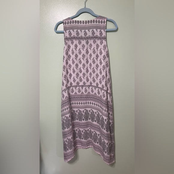 J.Jill 100% Linen Sleeveless Tunic Dress w/pockets  Size PS - Picture 3 of 8